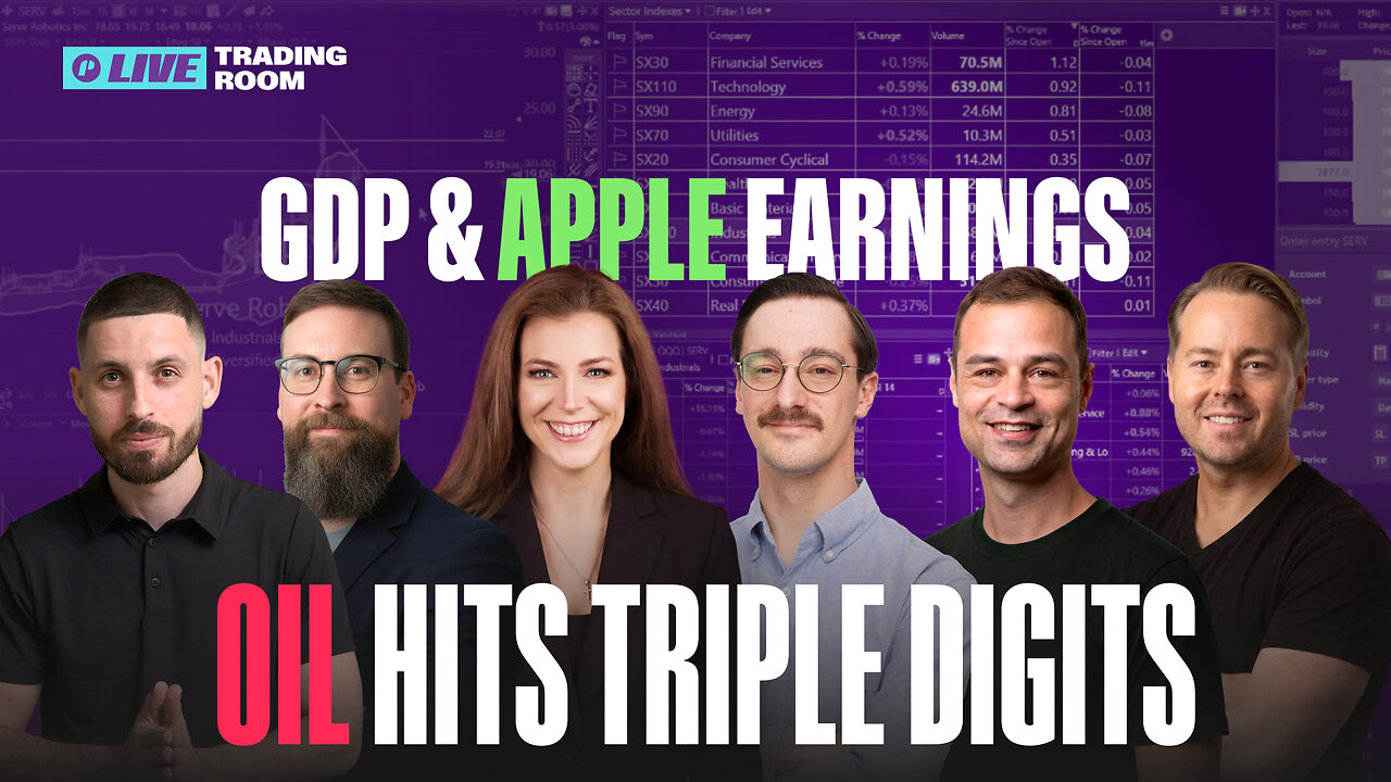 Apple Earnings Today! — Core PCE & GDP 8:30AM, SanDisk +317%, Western Digital & the AI Memory Trade