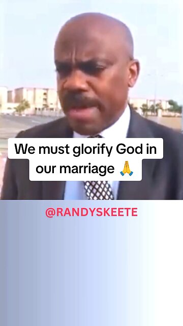 Marriage should glorify God!