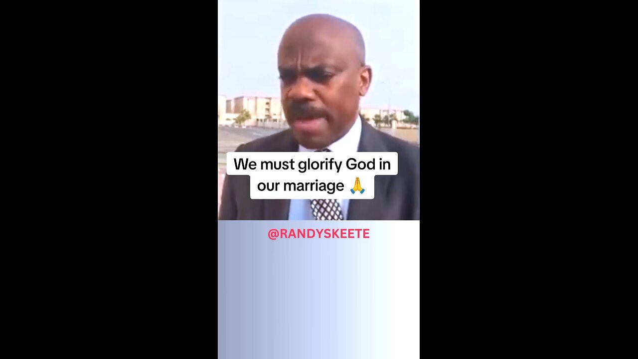 Marriage should glorify God!