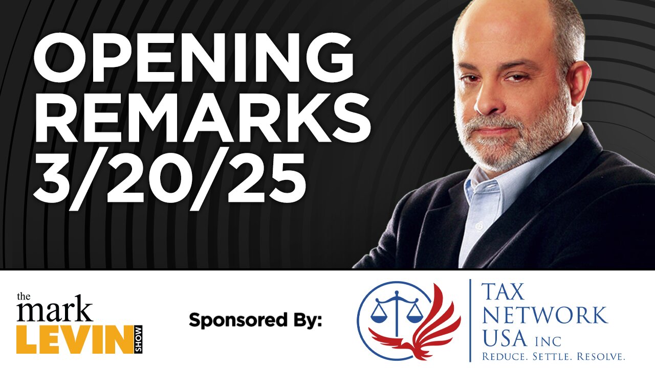 Mark's Opening Remarks - 3/20/25
