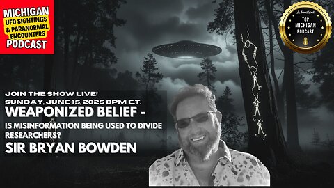 🛸 Weaponized Belief: Is Misinformation Dividing UFO Researchers? | Bryan Bowden | Rumble Live
