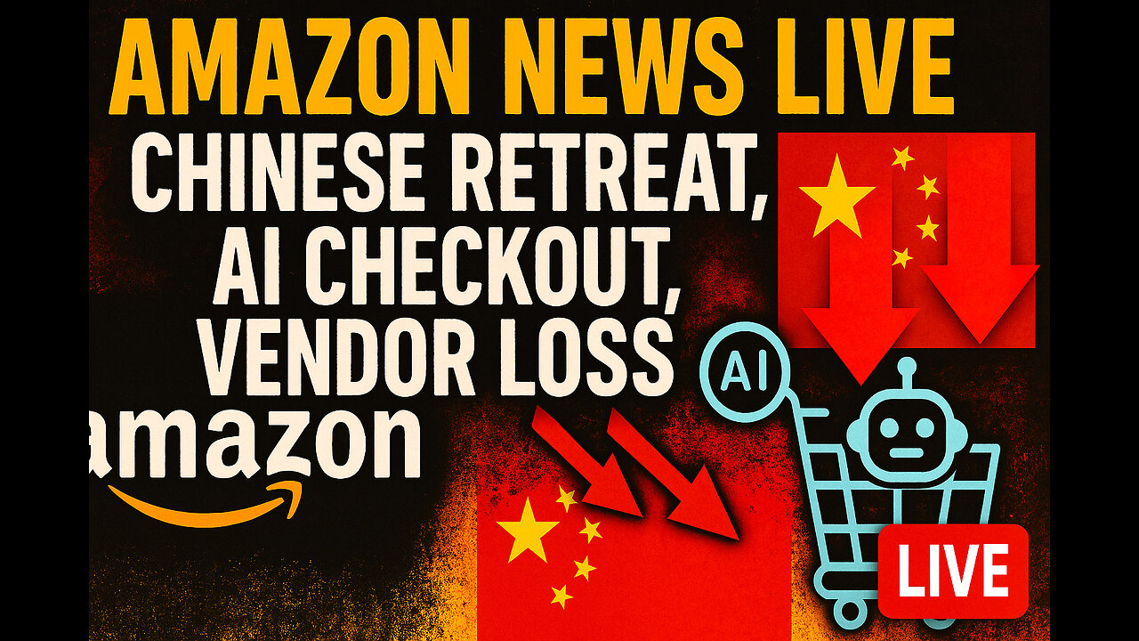 Amazon News Live: Chinese Sellers Retreat, AI Checkout, and Vendor Exodus