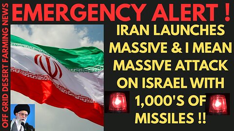 EMERGENCY ALERT !! IRAN LAUNCHES MASSIVE ATTACK ON ISRAEL DESTROYING THE OIL REFINERY IN HAFIA !!