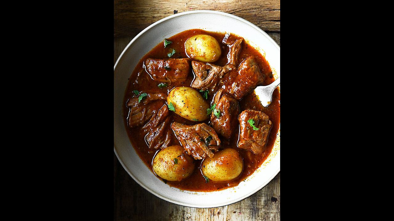 Delicious potatoes 🥔 with minced meat 🥩