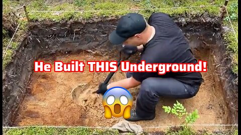 He Dug a Hole in the Forest… What He Built Underground Will Leave You Speechless!”