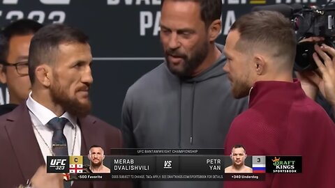 Faceoffs from the UFC 323 Press Conference