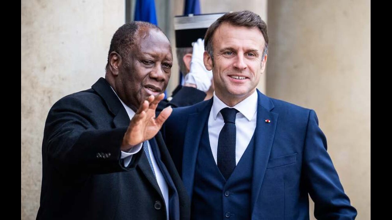 EMMANUEL MACRON PUBLICLY DENIES AND HUMILIATES ALASSANE OUATTARA.