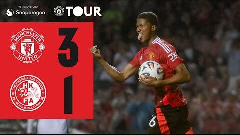 Chido Double & Heaven Header | Man Utd v Hong Kong, China