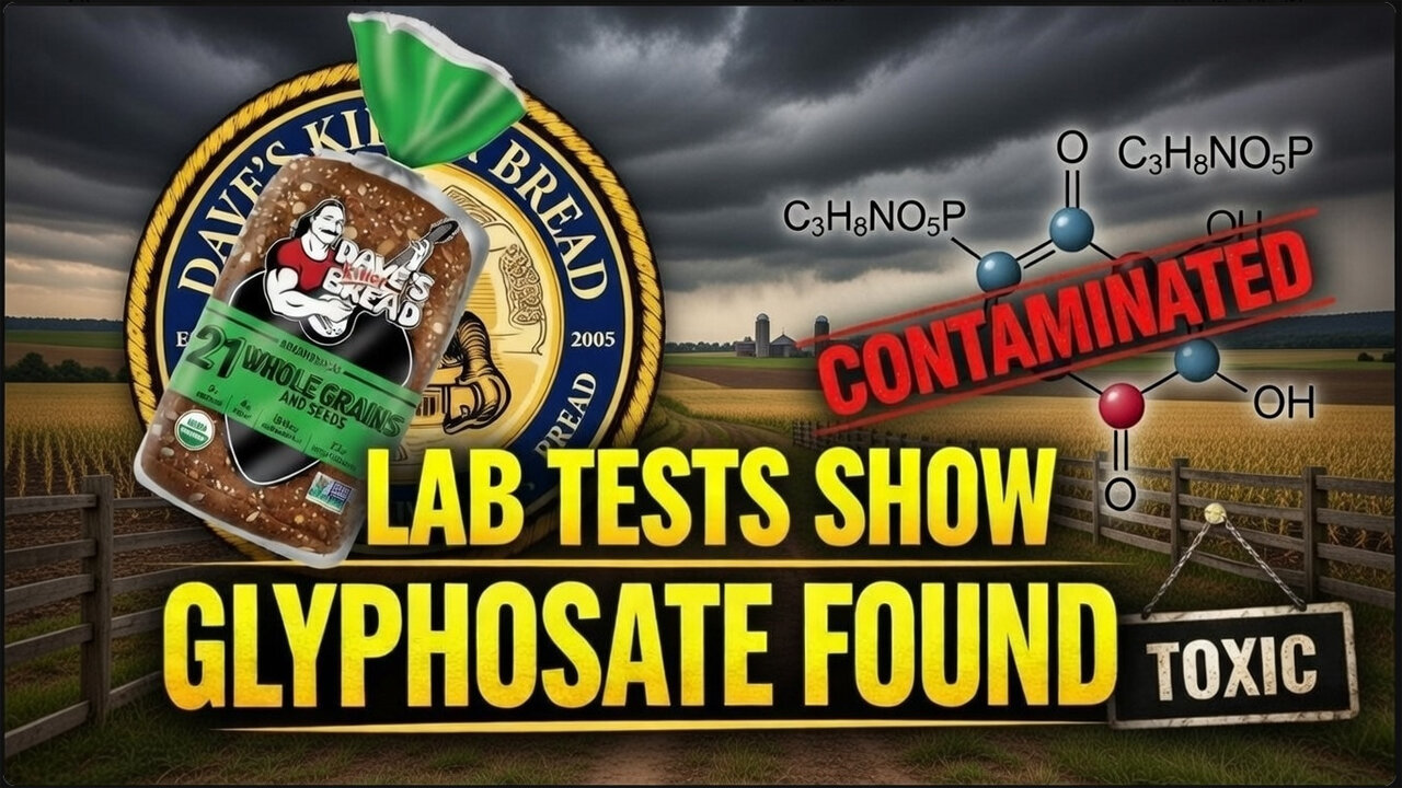 SHOCK - Dave's Killer Bread Contains Glyphosate