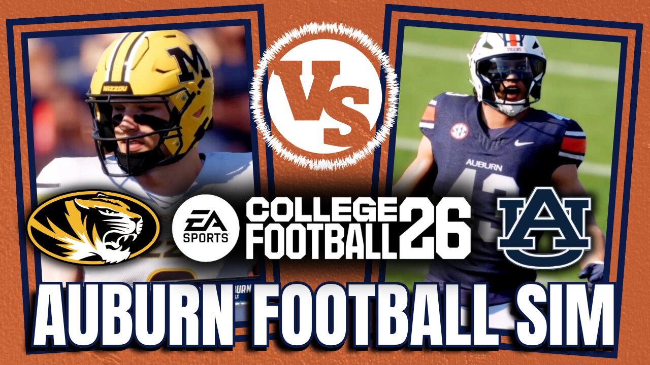 Auburn vs. Missori Simulation | College Football 26 | Who Will Win?