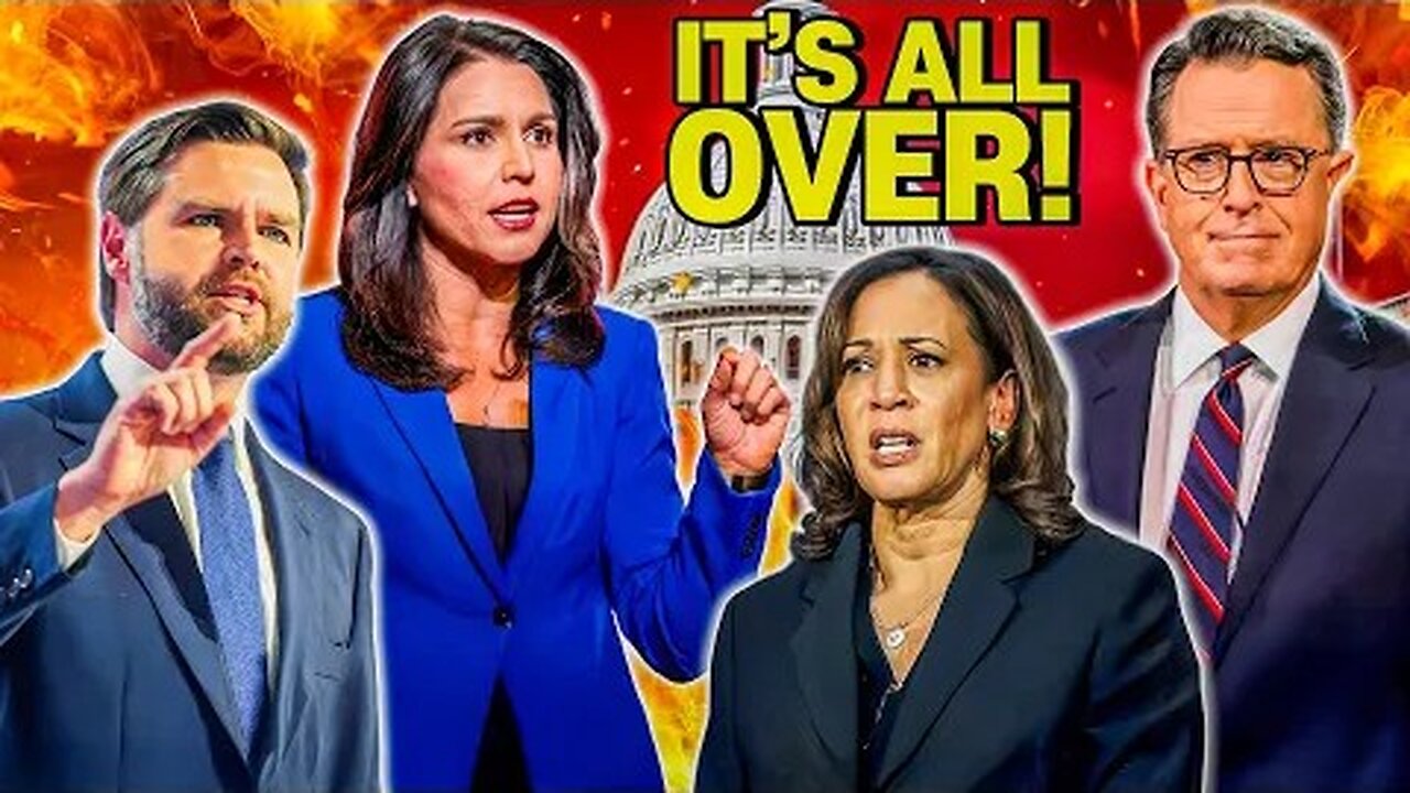 BREAKING: Tulsi Gabbard & J.D. Vance Shatter Kamala’s Narrative — Stephen Colbert Can’t Respond!