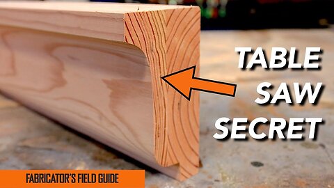Table Saw Hack: Create High-End Custom Molding Without Expensive Tools