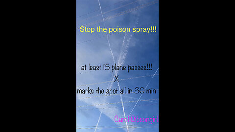 When will this stop? Look up! using metals &coal fly ash