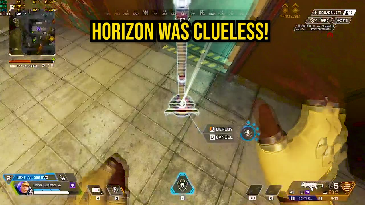 Solo Wattson 1v3 Clutch on World’s Edge 💥 | Apex Legends R99 Beam