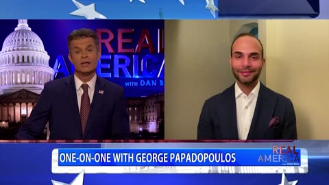 REAL AMERICA -- Dan Ball W/ George Papadopoulos, FBI Agent Arrested Trying To Flee U.S., 3/24/25