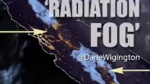 RADIATION FOG In California - TRY NOT TO BREATHE