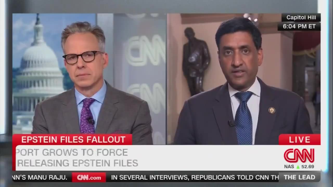 Democrat Ro Khanna on Forcing Vote to Release Epstein Files: We Have the Votes