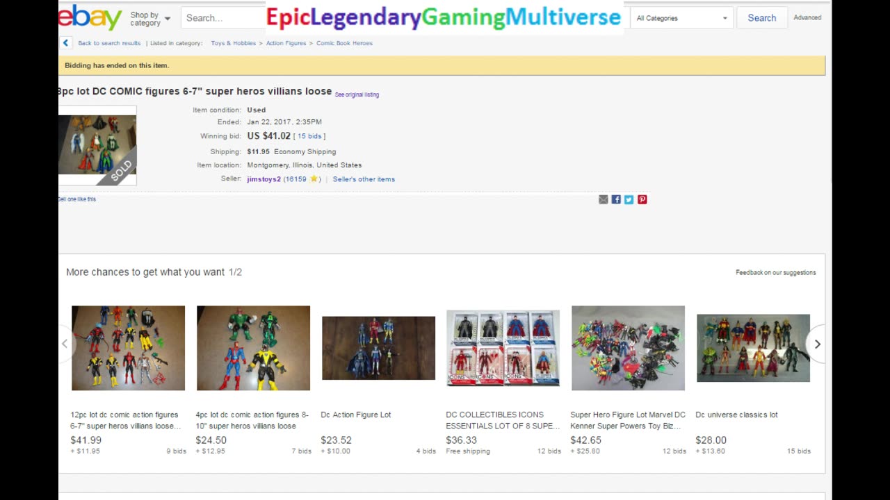 The 2017 eBay Listing Of The DC Multiverse Action Figure Lot Revealed