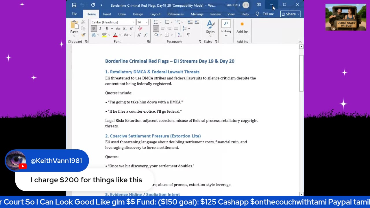 Day 20: Cucking with Purpose