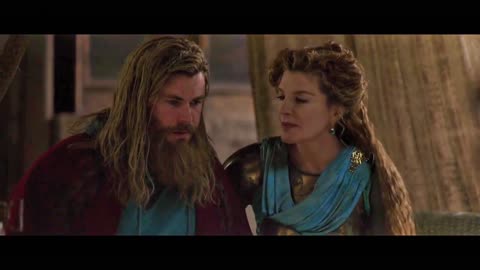 Thor & Rocket Retrieving Reality Stone Scene Hindi Thor Meet Mom Avengers Endgame