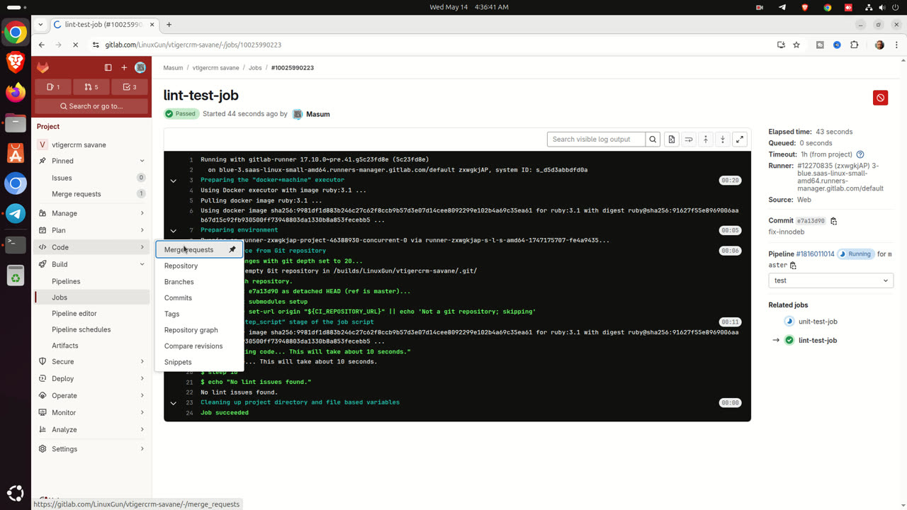 GitLab CI/CD Deployment Pipeline Setup