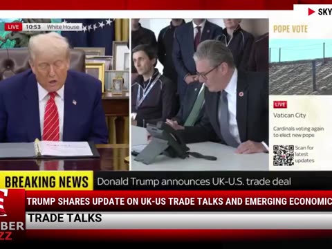 Trump Shares Update On UK-US Trade Talks And Emerging Economic Deals