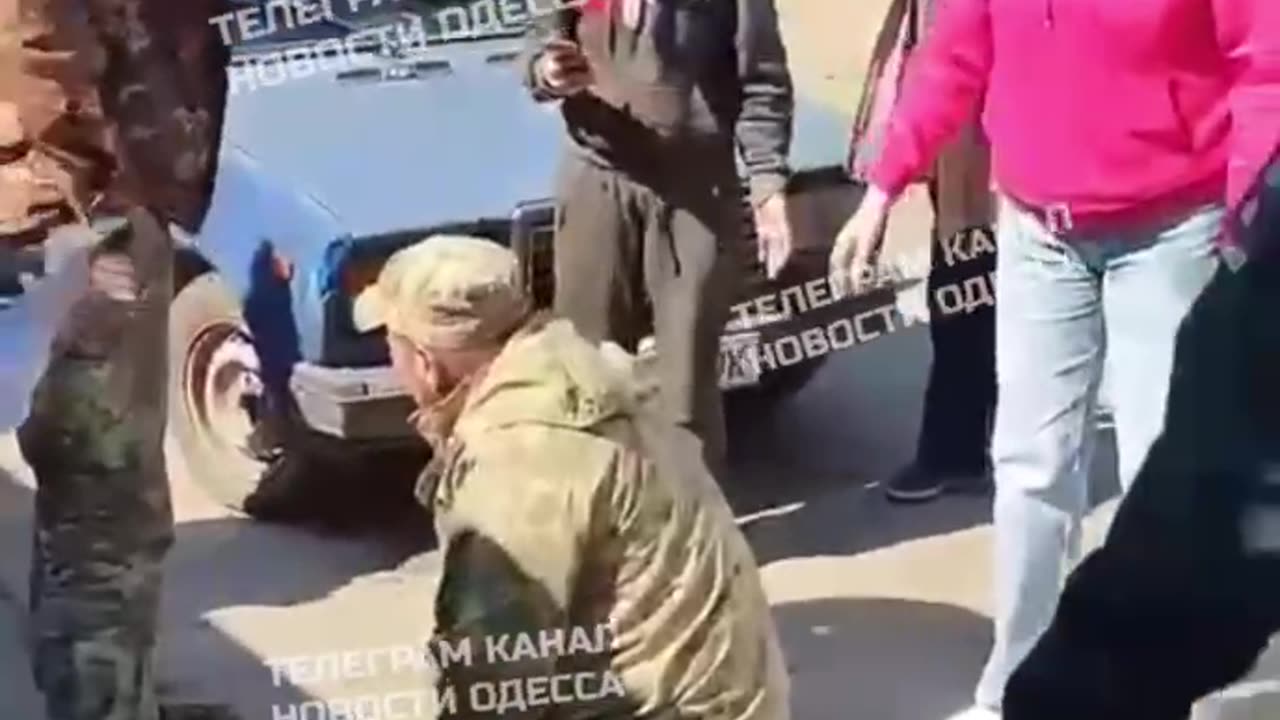 Forced mobilization in Odessa