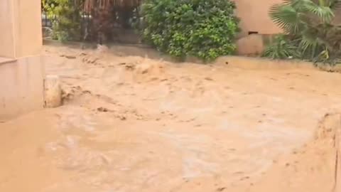 Heavy Flooding In Cassis, East Of Marseille, Southern France (09/01/2025)