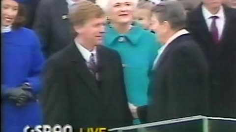 January 20, 1989 - America's 44th Vice President, Dan Quayle, is Sworn In