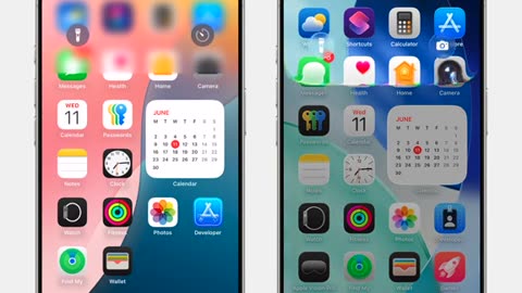 New iOS 26 Liquid Glass