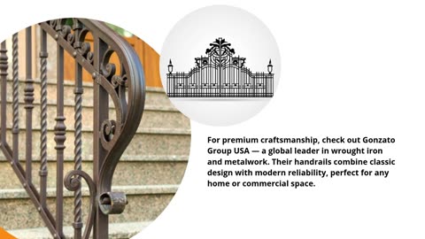 Elegant & Durable Wrought Iron Handrails for Steps | Enhance Safety & Style