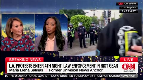 Former Univision anchor defends the rioting in Los Angeles