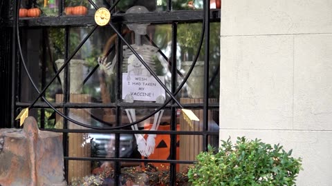 Washington Halloween decorations send vaccine message to RFK Jr.