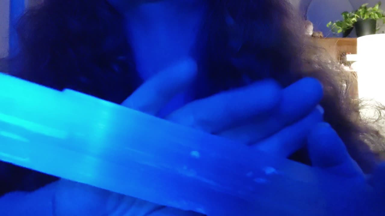 ASMR Bliss Energy Healing Relaxing Rain Plucking Feathers Crystals Candle Spray Hand Movements