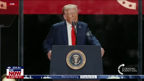 FULL REMARKS President Trump honors Charlie Kirk, speaks at memorial 