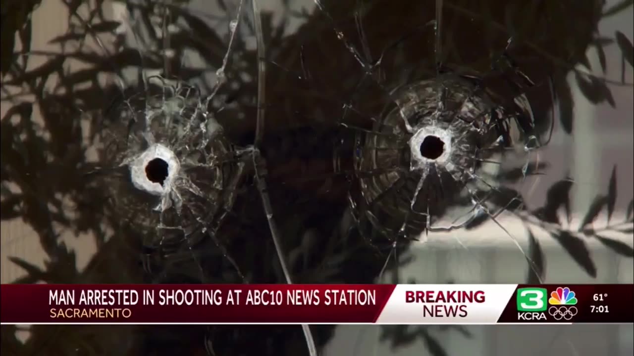 Anti-Trump man shoots into ABC affiliate in Sacramento, CA