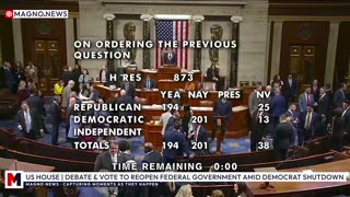 🇺🇸 House | Full Debate to Reopen Government after 43 Days of Democrat Shutdown [LIVE]