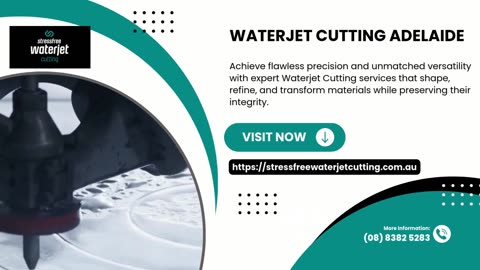 Waterjet Cutting in Adelaide: Sculpting Matter with Precision Beyond Conventional Boundaries