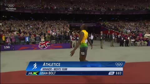 Usain Bolt _ ALL Olympic finals + Bonus round _ Top Moments