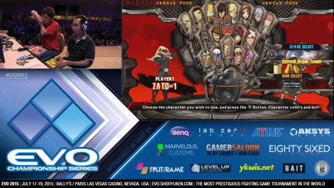 Evo 2015 - GG Xrd Top 8 Ogawazato vs Woshige