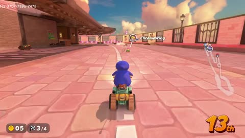 6-26-25 Mario Kart World win on Peach Beach track