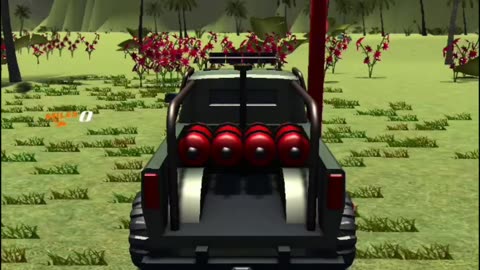 Reach first point in the #game #Jungle #Cars #Trip