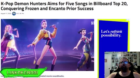 KPop Demon Hunter On It's Way To Win The Music Billboard