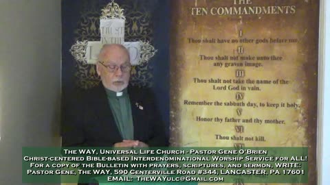 The WAY, ULC with Pastor Gene and Rebecca #344