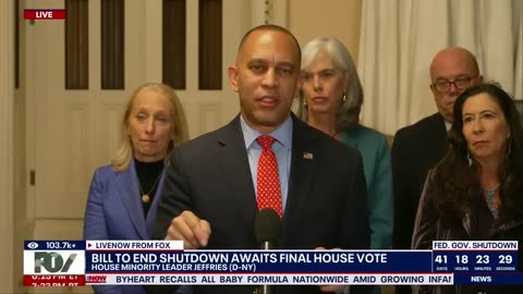 Jeffries, House Dems talk shutdown bill before Rules Committee meeting