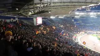 Lazio vs Roma. The battle for Rome. Derby della Capitale Caput Mundi Head of the world
