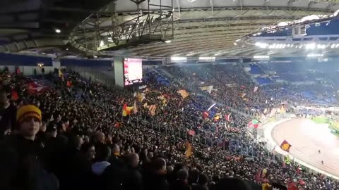 Lazio vs Roma. The battle for Rome. Derby della Capitale Caput Mundi Head of the world