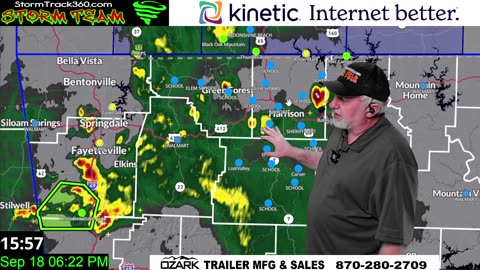 LIVE SEVERE WEATHER COVERAGE - Arkansas & Missouri Ozarks