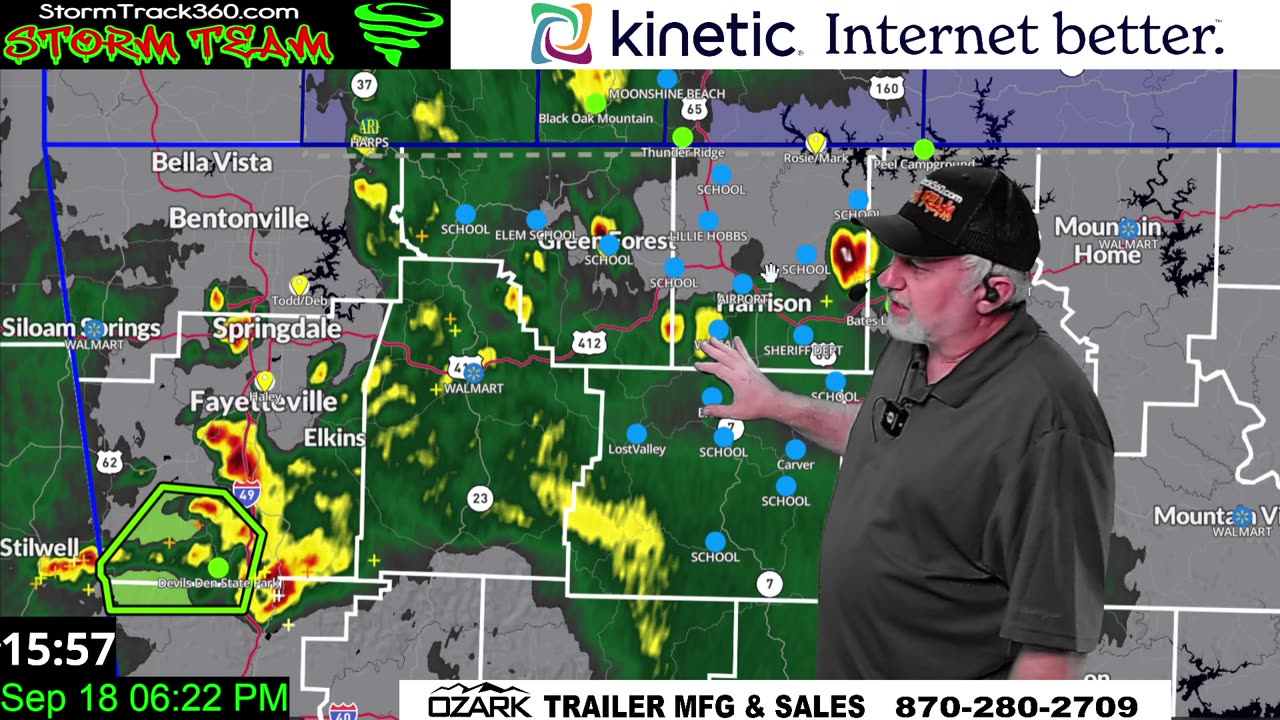 LIVE SEVERE WEATHER COVERAGE - Arkansas & Missouri Ozarks