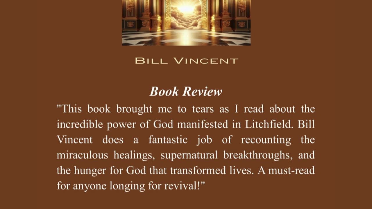 The Litchfield Revival by Bill Vincent - A Riveting Account of God's Glory